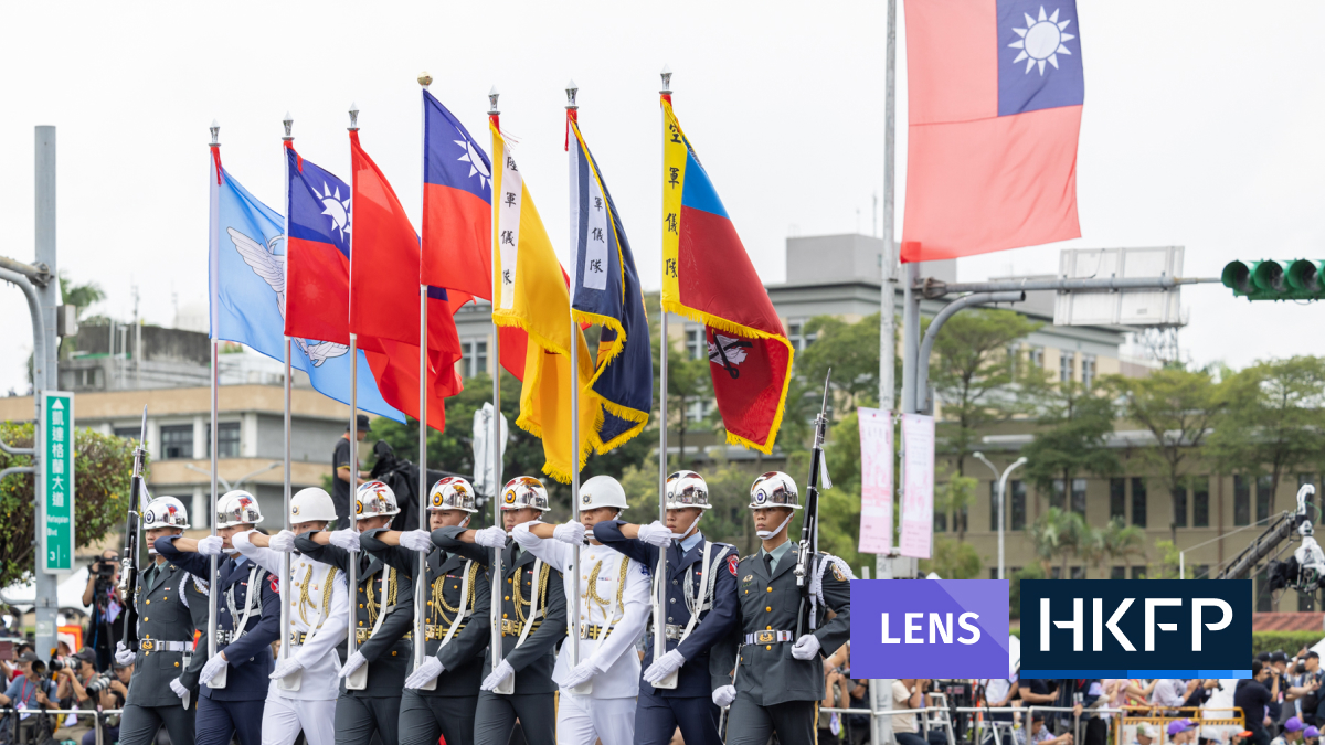 HKFP Lens: Taiwan marks 112th National Day with military flypast, parades